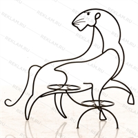 напольная цветочница тигр