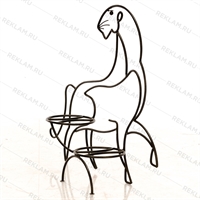 напольная цветочница тигр