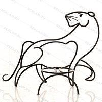 напольная подставка для цветов тигр