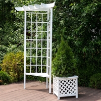 белая арка для сада белая арка для сада