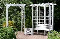 арка в саду