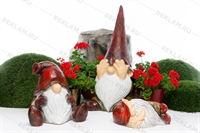 Садовая фигура Гномик F08369 стеклопластик h=85 см - фото 31060