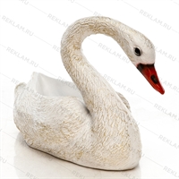 декоративная фигура лебедь