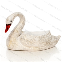 лебедь фигура для сада