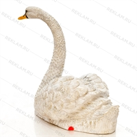 садовая фигура лебедь