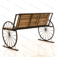 металлическая скамейка для сквера