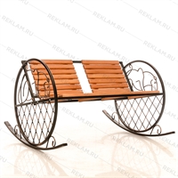 кованый диван для сада