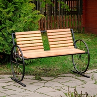 кованая лавочка для сада