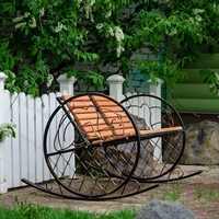 кованая скамейка