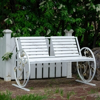 кованая скамейка