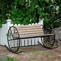 кованая скамейка