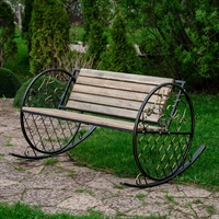 кованая лавочка для парка