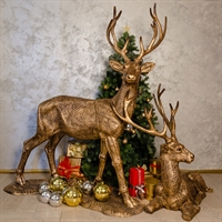 объемная фигура олень