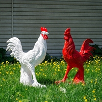 объемная фигура петух