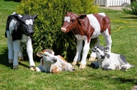 объемная фигура теленок