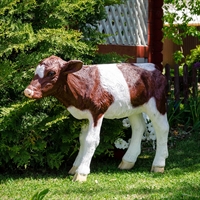 фигура теленок в натуральный рост