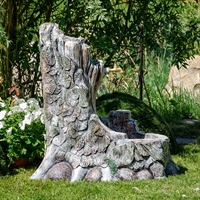 Умывальник дерево с кашпо - фото 31595