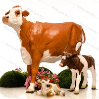 фигура корова с теленком