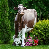 рекламная фигура корова с теленком рекламная фигура корова с теленком