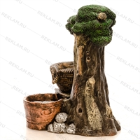 деревянный фонтан