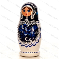 Объемная фигура Матрёшка Гжель - фото 32093