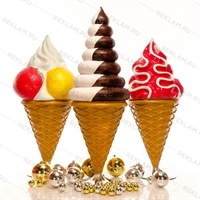 макеты мороженого для летнего кафе