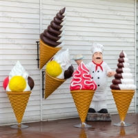 объемные макеты мороженого для кафе