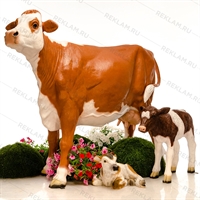 объемные фигуры коров