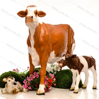 фигуры коров с тетялами