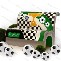 Лавка стеклопластик футбол