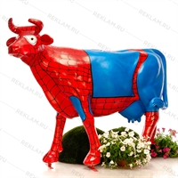 Объемная фигура Корова "Паук", пластик - фото 32434