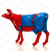 Объемная фигура Корова "Паук", пластик - фото 32435