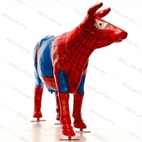 Объемная фигура Корова "Паук", пластик - фото 32438