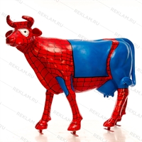 Объемная фигура Корова "Паук", пластик - фото 32440