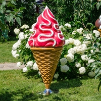 мороженое в рожке