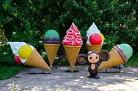 рекламные стопперы мороженое