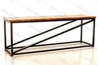 лавочка с дровницей