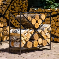 металлическая дровница лофт