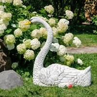 Садовая фигура Лебедь - фото 33063