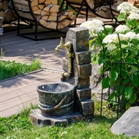 деревянный умывальник