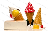 объемные фигуры мороженого