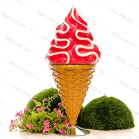 Рекламный стоппер Мороженое Кремовое