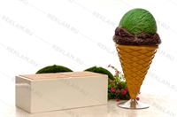 Рекламная фигура Мороженое рожок h=115 см - фото 33178