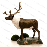 объемная фигура олень северный