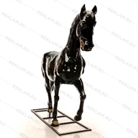 Объемная фигура Конь вороной - фото 33415