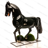 Объемная фигура Конь вороной - фото 33420