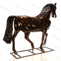 Объемная фигура Конь вороной - фото 33424