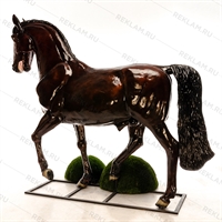 Объемная фигура Конь вороной - фото 33425