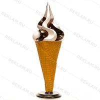 рекламный макет рожок мороженого