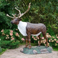 объемная фигура олень